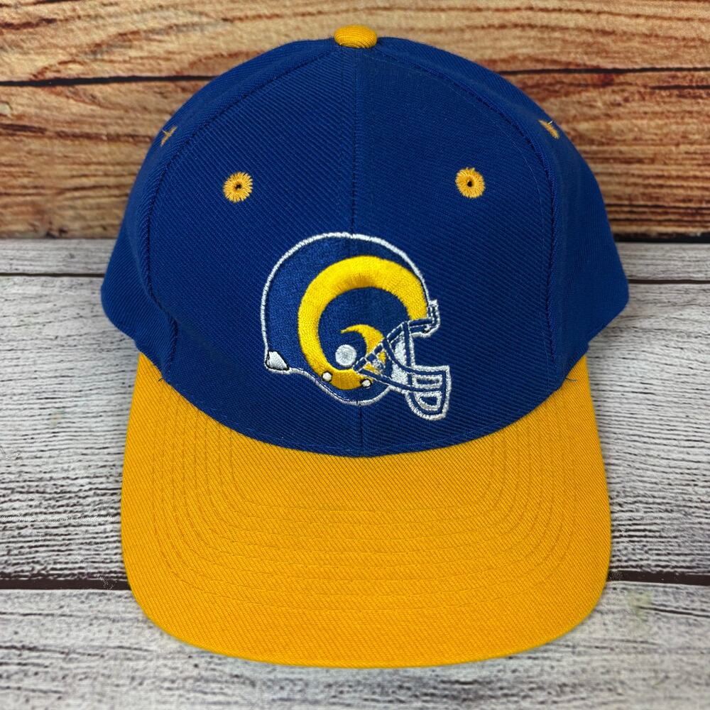 Vintage 1990s St. Louis Rams NFL Wool Snapback Hat